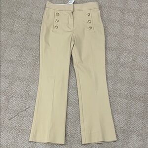 10 Crosby Derek Lam Beige Flare Pants